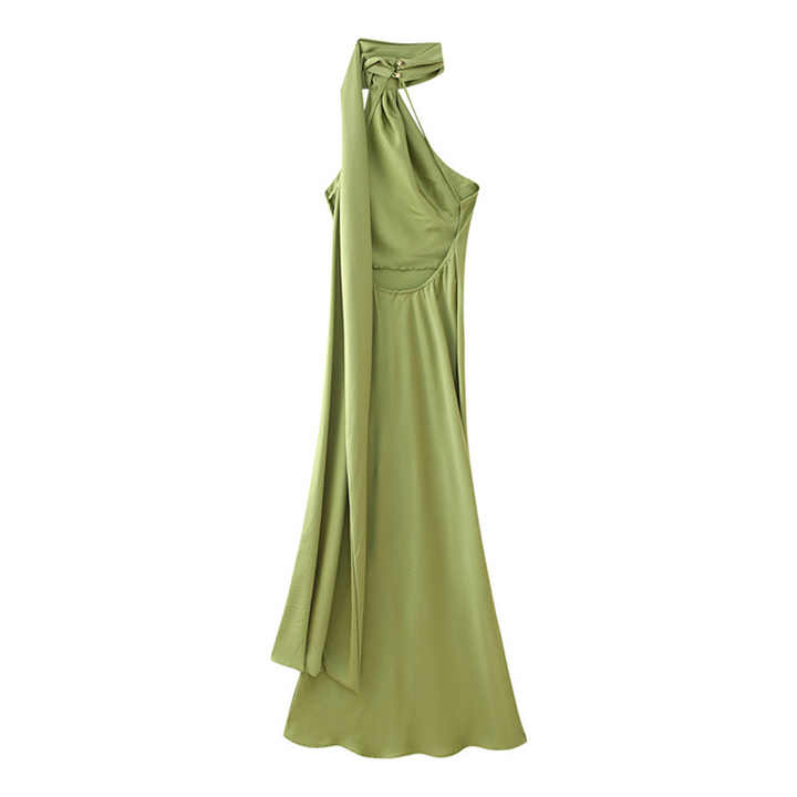 Lia – Abito da Sera Sofisticato con Schiena Scoperta e Strascico Fluido - - DRESS Dresses robes - Concept Palermo
