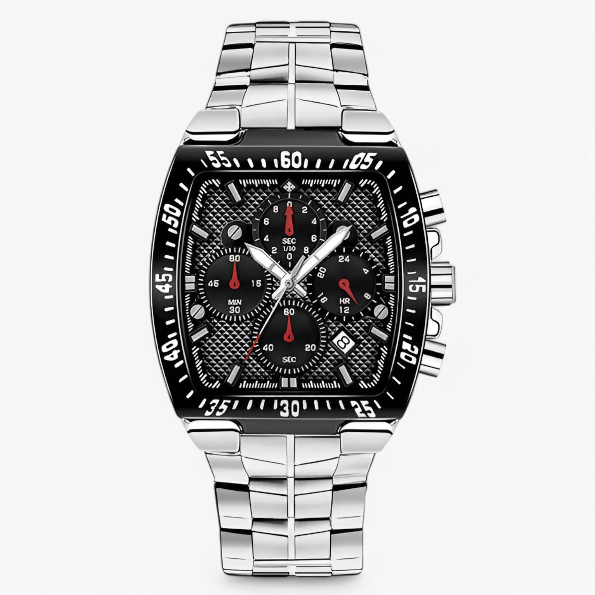 Bruno | Orologio Militare di Lusso - nero argento - - Concept Palermo