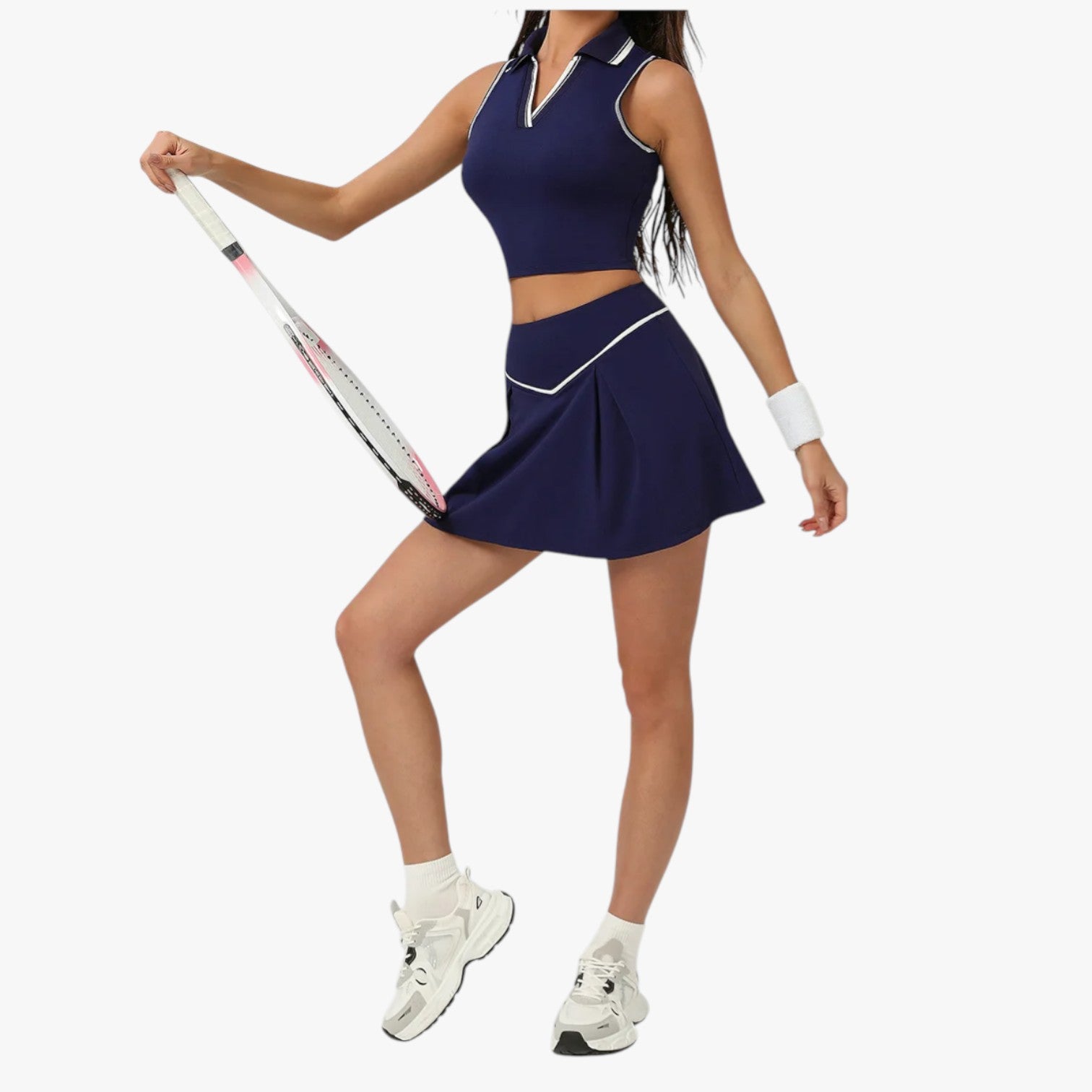 Monique | Stile e supporto – Completo da tennis da donna in 2 pezzi con top imbottito - - clothes women clothes women set clothes women sportswear - Concept Palermo