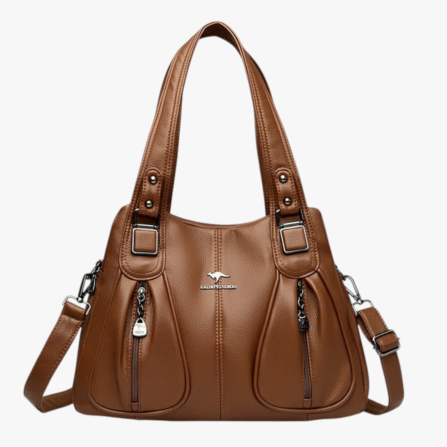 Viviana | Eleganza quotidiana - La borsa a tracolla in pelle che valorizza ogni look - Marrone - bag women bags Women's handbags - Concept Palermo