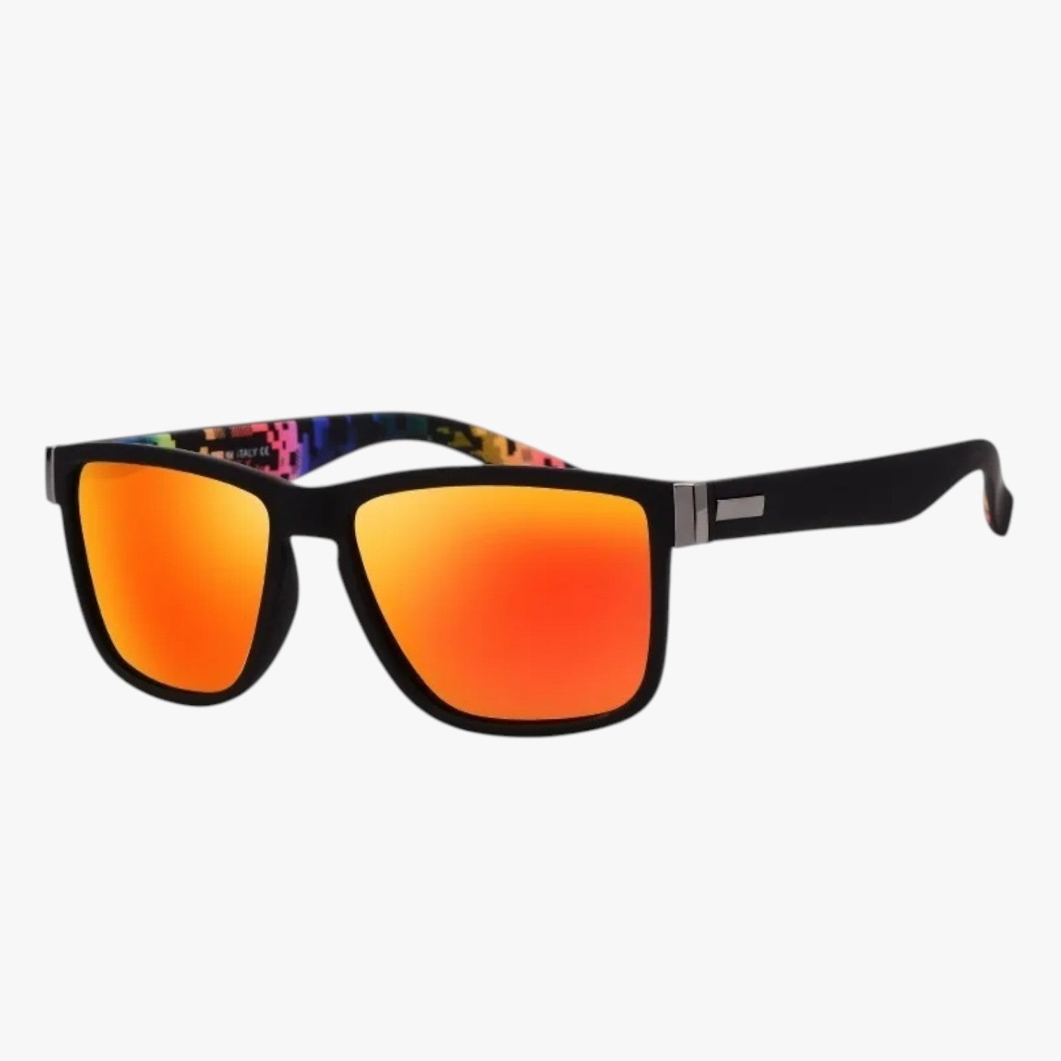Nikolas | Occhiali da Sole Retrò Unisex Polarizzati, UV400, Anti-Riflesso, Stile di Design - 05 Red mirror Polarized - Fashion Sunglasses mens sunglasses Sunglasses sunglasses polarized men - Concept Palermo