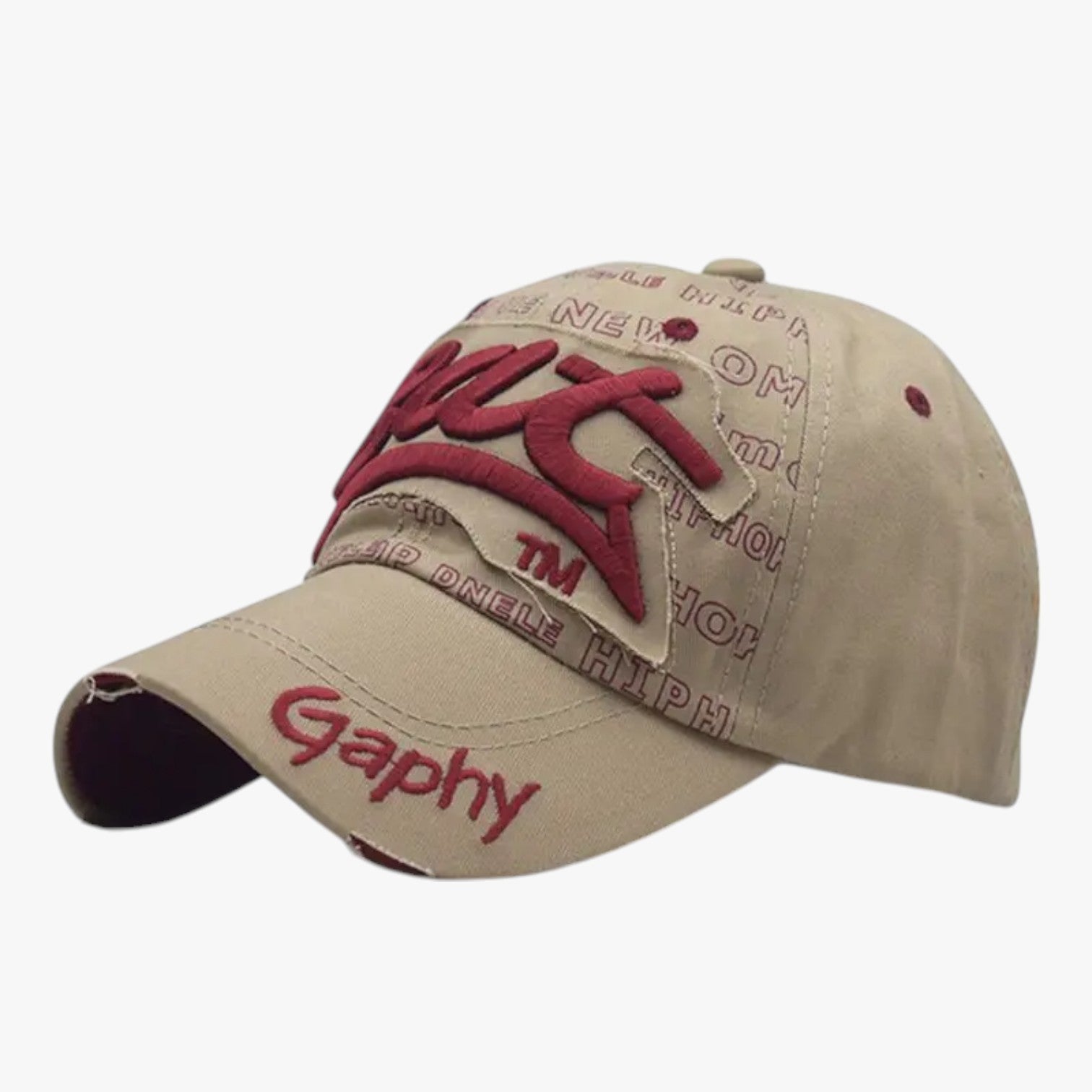 Harlan | Berretto snapback in cotone per uomo - Stile cool con ricamo di squali - Khaki XXL >8J - Baseball caps caps mens accessory - Concept Palermo