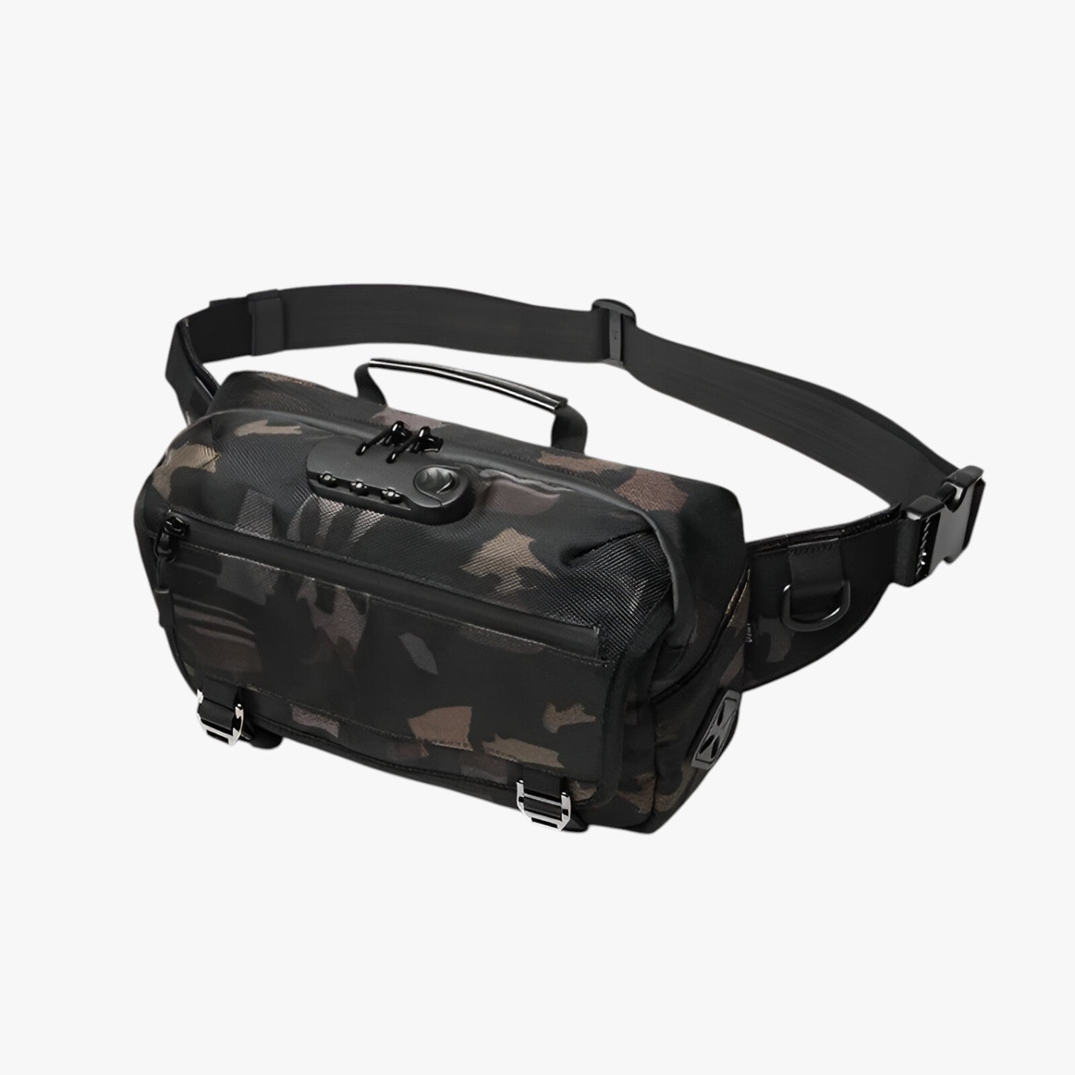 Dominick | Marsupio antifurto impermeabile con ricarica USB - Camoscio - Bags Crossbody Bags Shoulder & Crossbody Bags - Concept Palermo