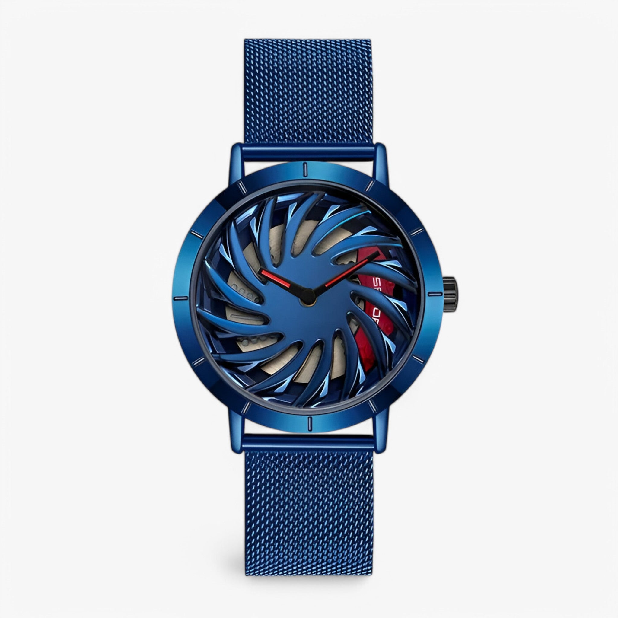 Robin – Orologio Sportivo da Uomo con Design a Volante - blu - mens watch watch for men - Concept Palermo