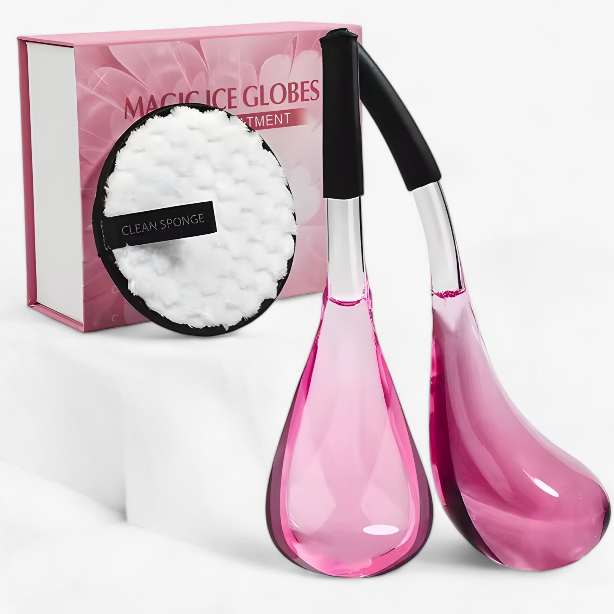 BeautyCool | Palline Cristalline Rinfrescanti - Massaggio Energetico per Viso e Occhi, 2 pezzi/confezione - AGGIORNAMENTO ROSA - BEAUTY face massage massage - Concept Palermo