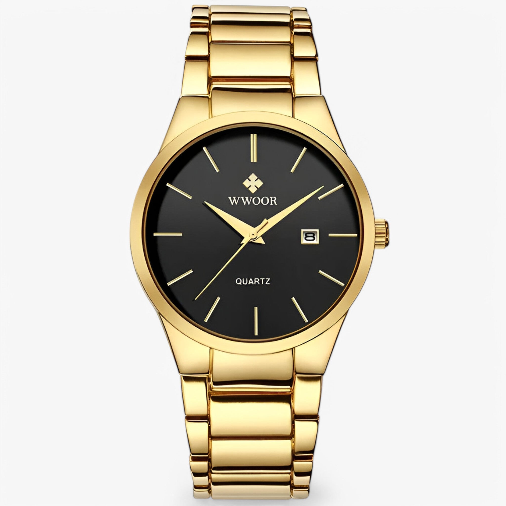 Marcello | Orologio di lusso dorato da uomo - Nero oro - - Concept Palermo