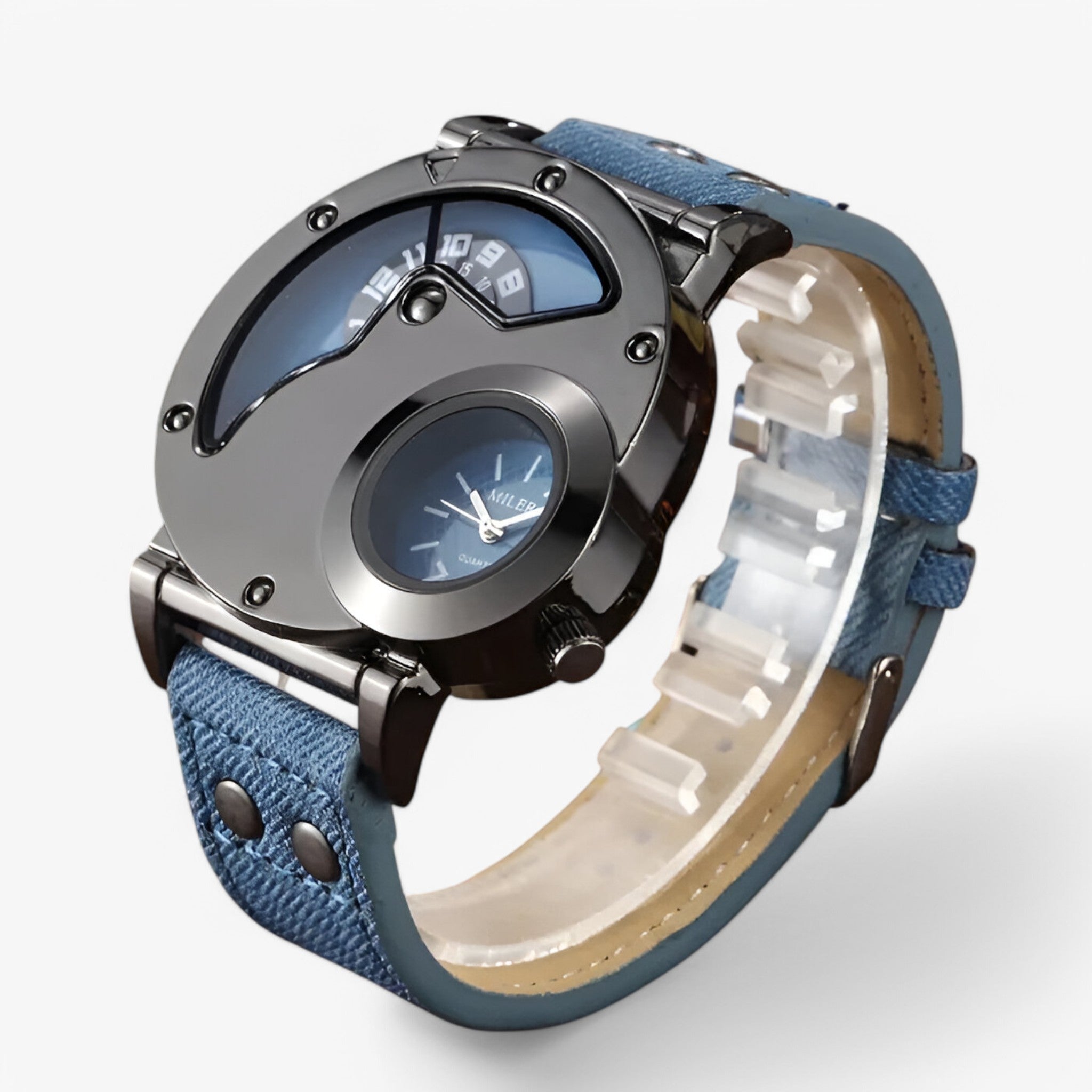 Ajax – Orologio da Uomo in Stile Cowboy con Doppio Fuso Orario - - mens watch watch for men - Concept Palermo