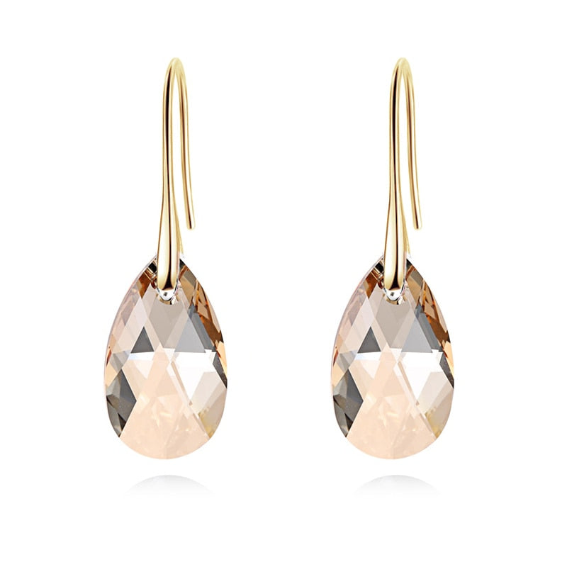 Orecchini a goccia in cristallo - Cristallo GS. Oro - Earrings for Women Girls Jewelry New Fashion Earrings - Concept Palermo