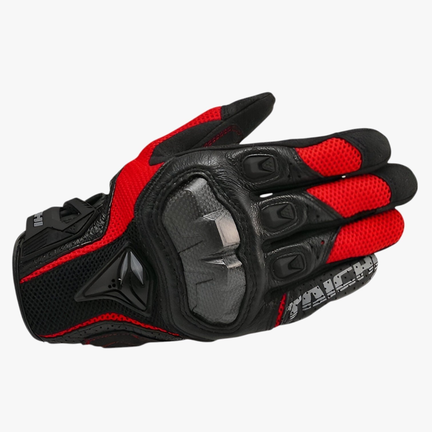 Jairo | controllo touch screen – perfetto per ogni viaggio in primavera e autunno - 390 Nero Rosso - gloves mens accessory - Concept Palermo