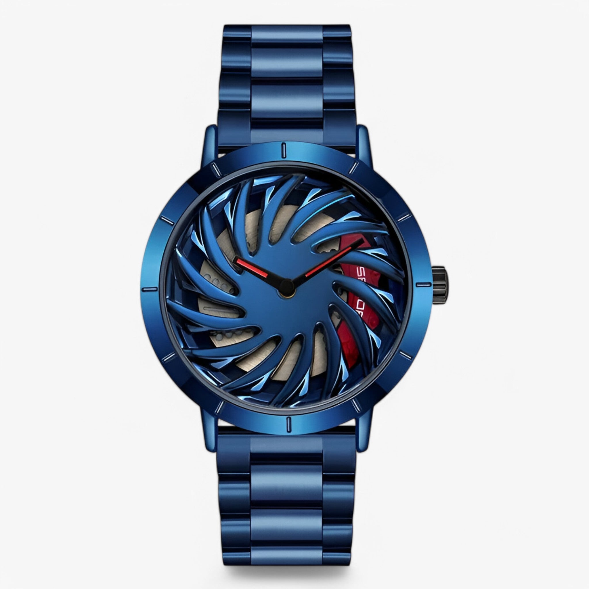 Robin – Orologio Sportivo da Uomo con Design a Volante - blu acciaio - mens watch watch for men - Concept Palermo