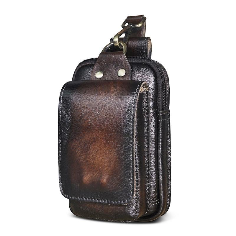 Borsa da uomo in vera pelle - Caffè scuro - Bags mens wallet - Concept Palermo