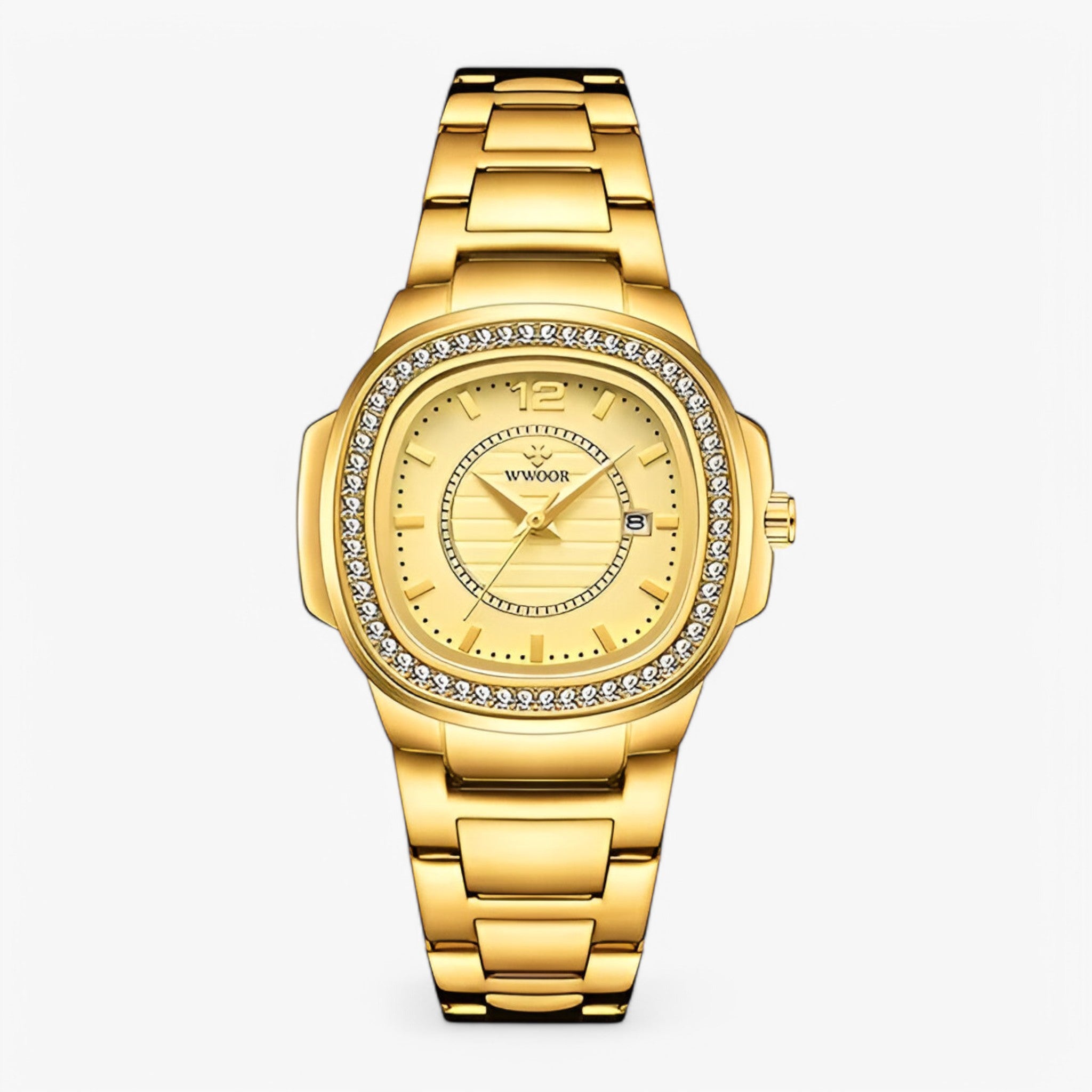 Amelia | Orologio da polso da donna elegante in oro con diamanti - oro oro - watch for men - Concept Palermo