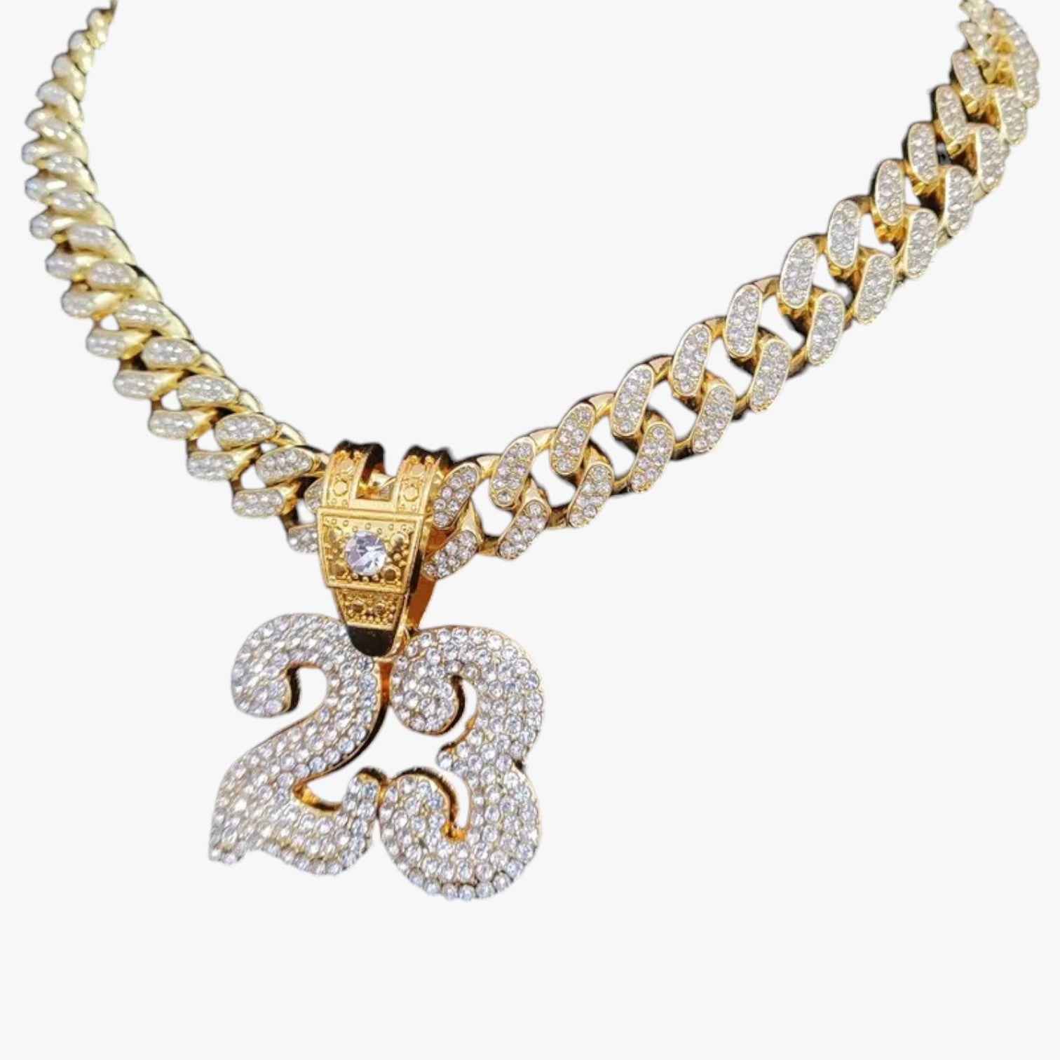 Owen | Collana Bling Numero 23 – Audace e Brillante in Cristallo - - mens accessory Necklace necklace for men NECKLACES - Concept Palermo