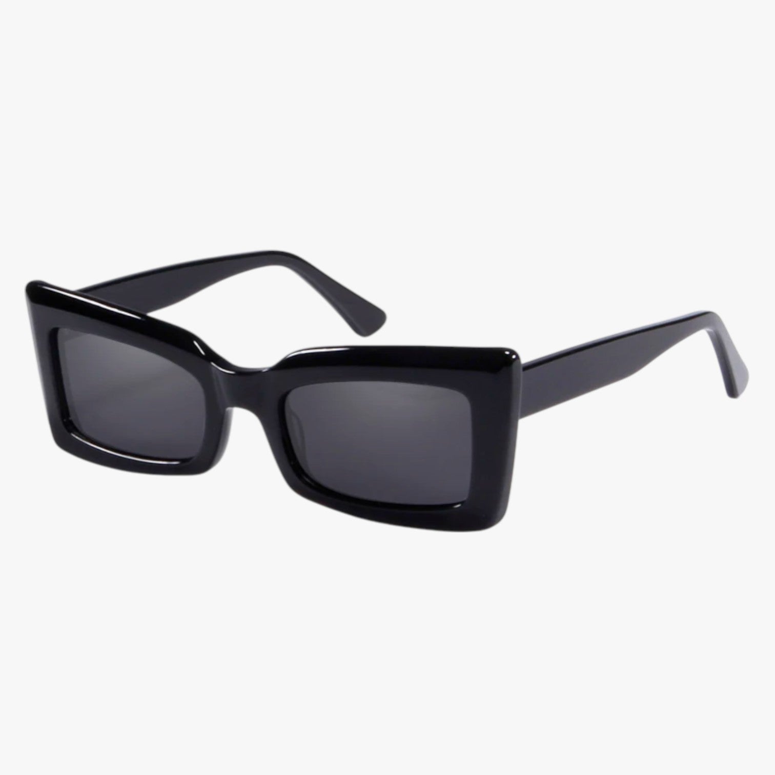 Alora | Occhiali da Sole Cat-Eye in Acetato Glamour Retrò & Visione Polarizzata - nero - cateye sunglasses Fashion Sunglasses Sunglasses - Concept Palermo