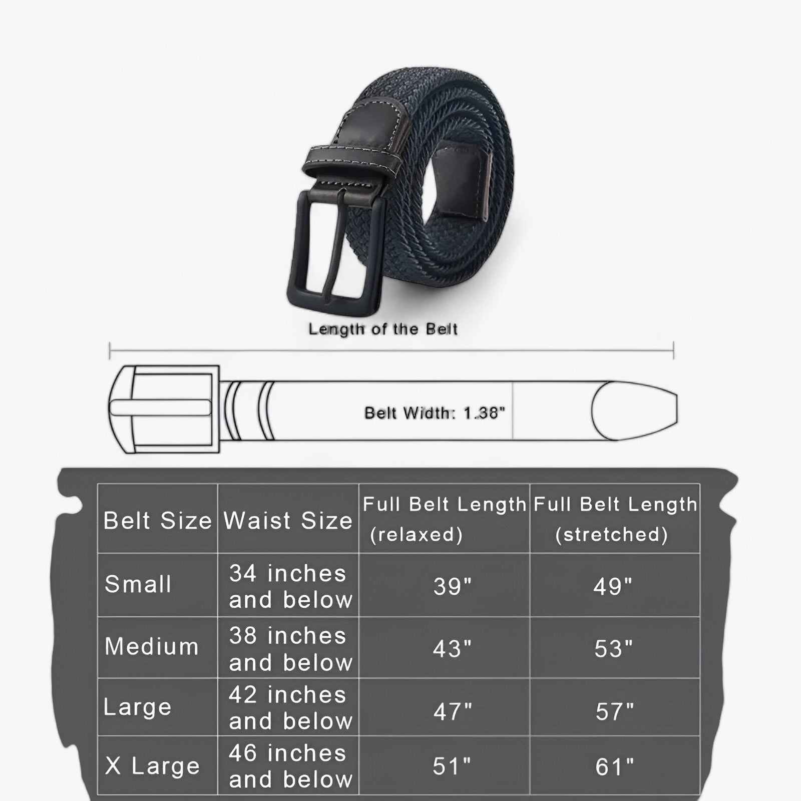Dane| cintura in tela: elegante e comoda per qualsiasi outfit - - belts Mens belt - Concept Palermo