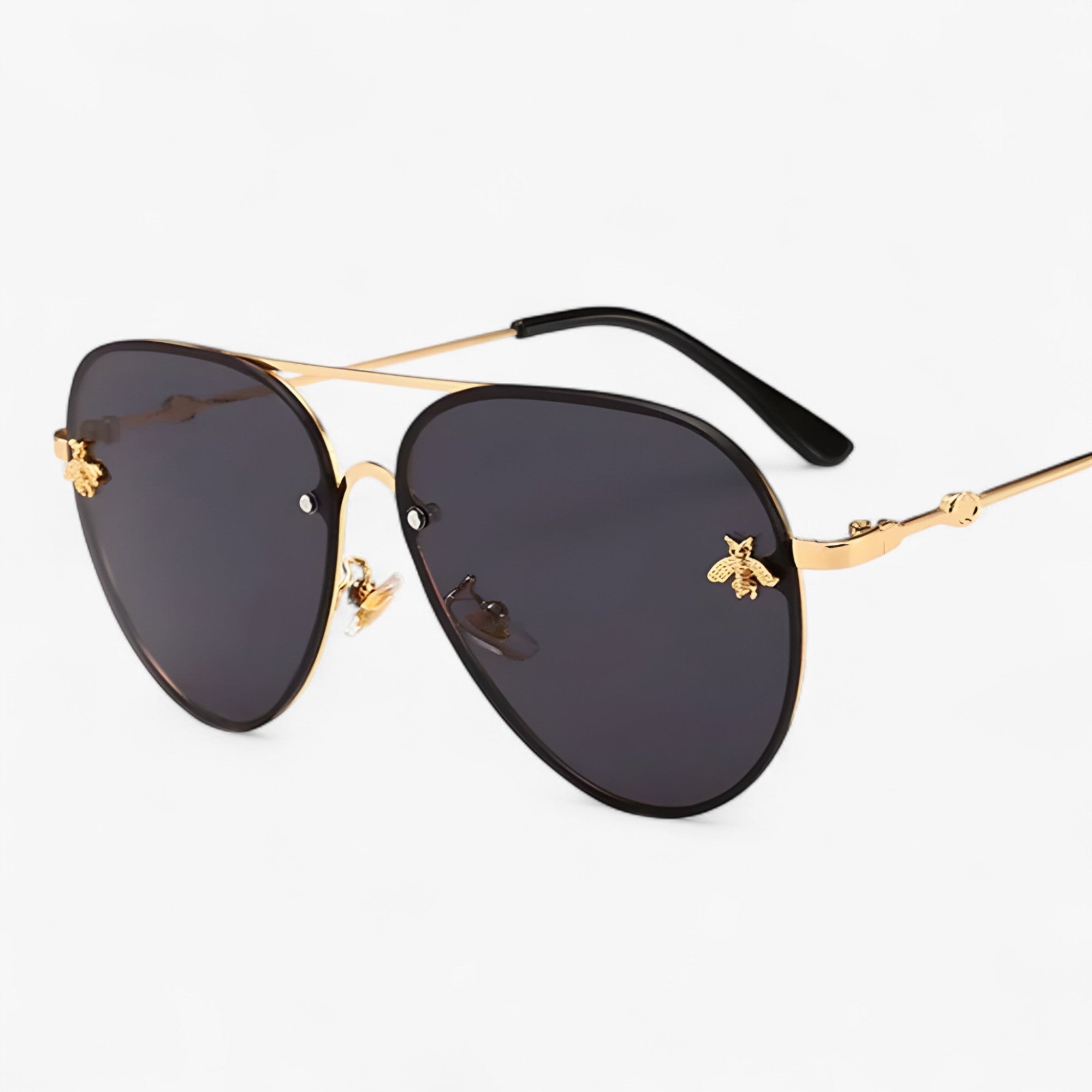 Joris | Occhiali da sole Bee Pilot vintage con montatura in metallo - - Fashion Sunglasses men sunglasses polarized mens sunglasses Polarized man sunglasses Sunglasses sunglasses polarized men - Concept Palermo