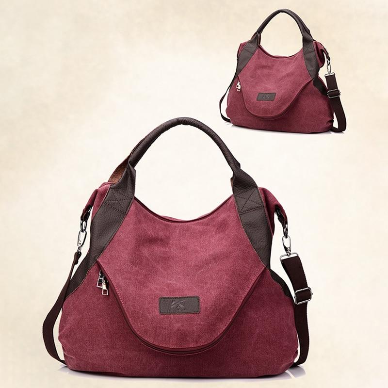 Borsa grande in tela con tasca - Vino rosso - Bags new_for_google_may - Concept Palermo