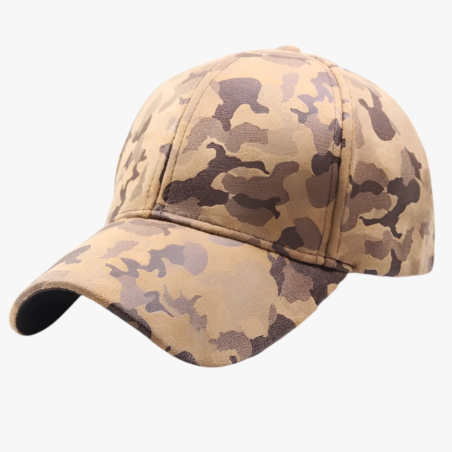 Carson | Elegante e comodo – Cappellino da baseball in suede camouflage per ogni look - khaki Regolabile - Baseball caps caps mens accessory mens cap - Concept Palermo