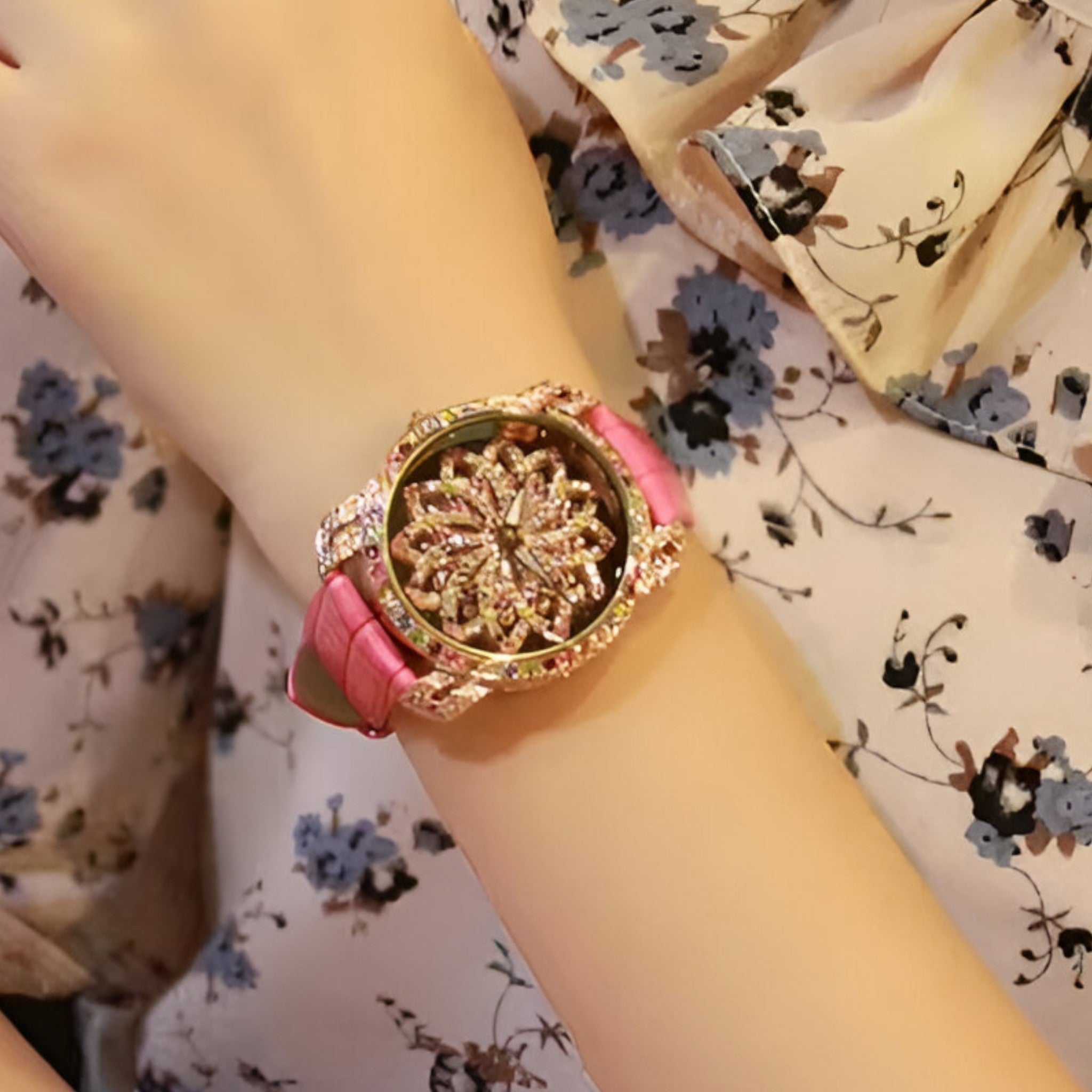 Yolanda | Orologio da donna al quarzo con cristallo a caramella e cinturino in pelle - - female watch watch for women - Concept Palermo