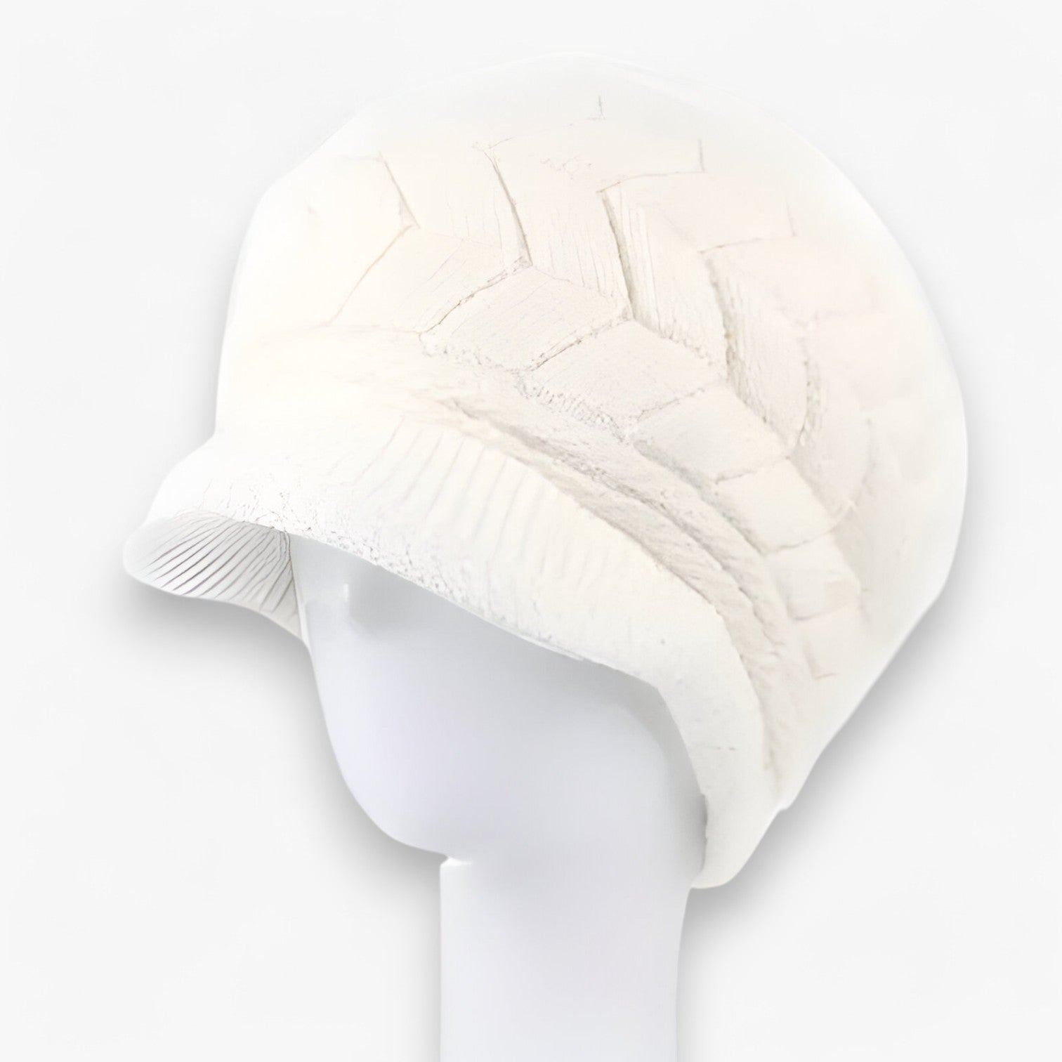 Lisette | Berretto Invernale Caldo In Peluche - Cappello Tricot In Finta Pelliccia - Bianco 55cm-58cm - hats womens hat - Concept Palermo
