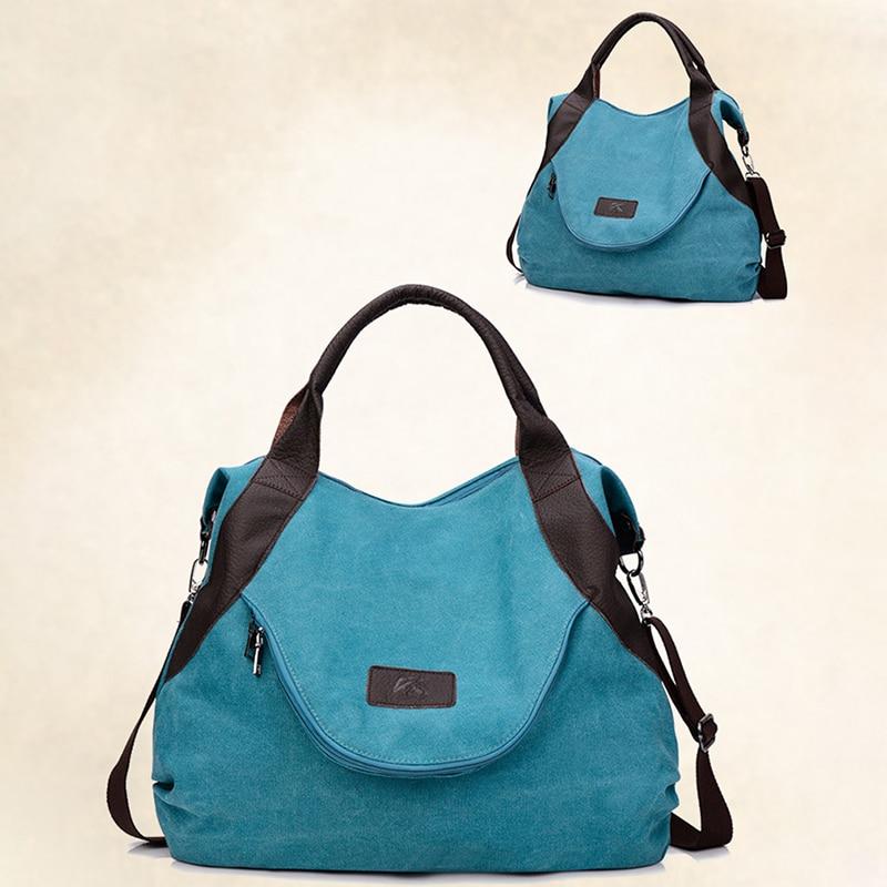 Borsa grande in tela con tasca - Lago Blu - Bags new_for_google_may - Concept Palermo