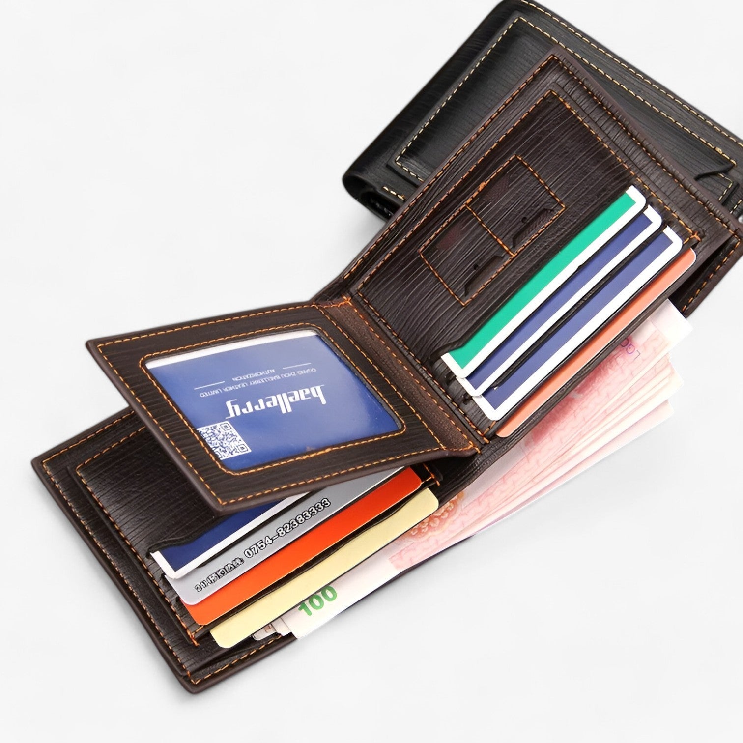 Lev | Portafoglio Vintage Compatto – Snello, Elegante, Sicuro - - mens accessory mens wallet wallet - Concept Palermo