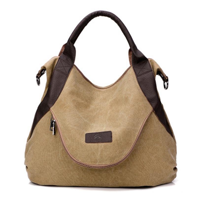Borsa grande in tela con tasca - Cachi - Bags new_for_google_may - Concept Palermo