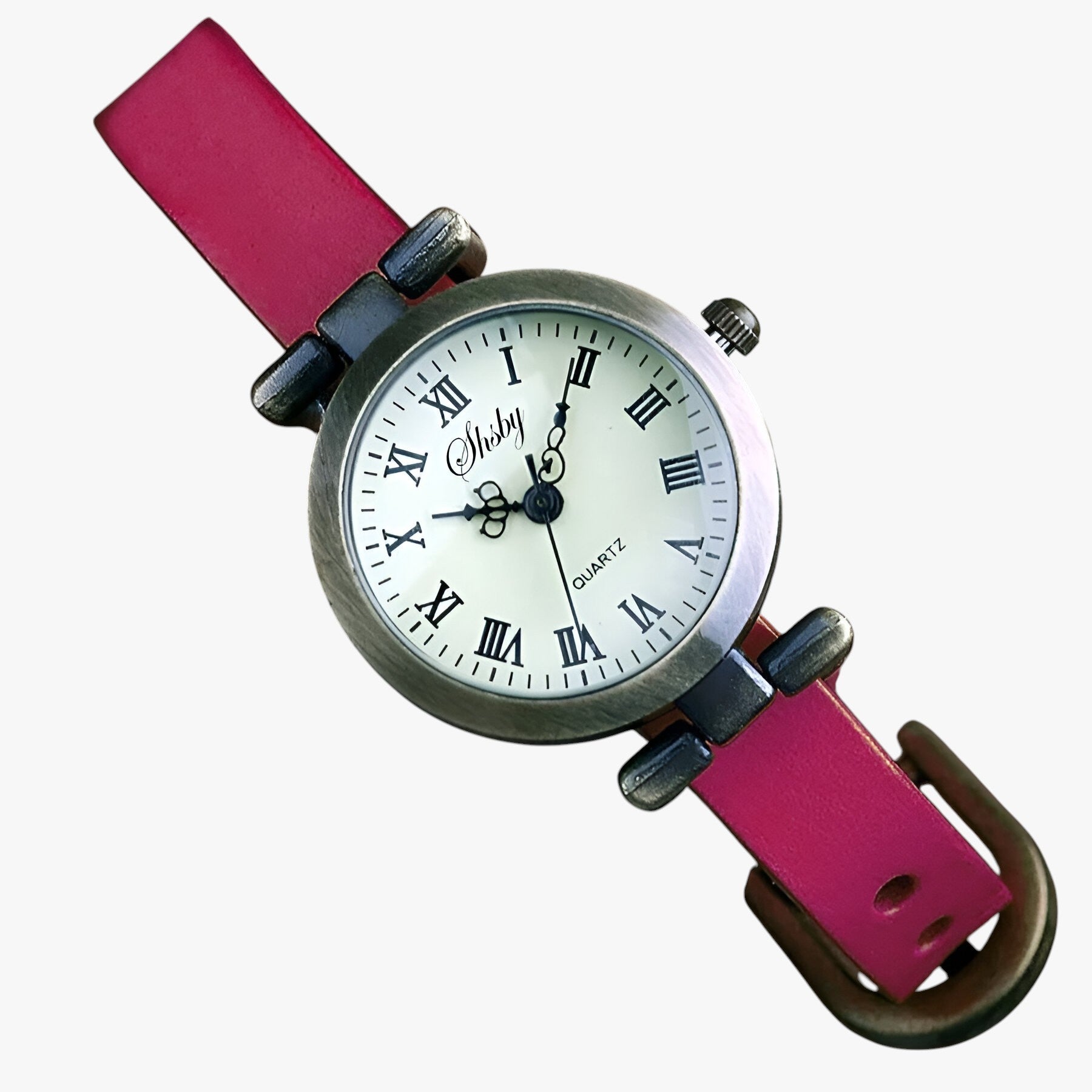 Kimber | Orologio Donna Shsby Eleganza Vintage in Pelle per Sera - rosa - female watch watch watch for women watches - Concept Palermo