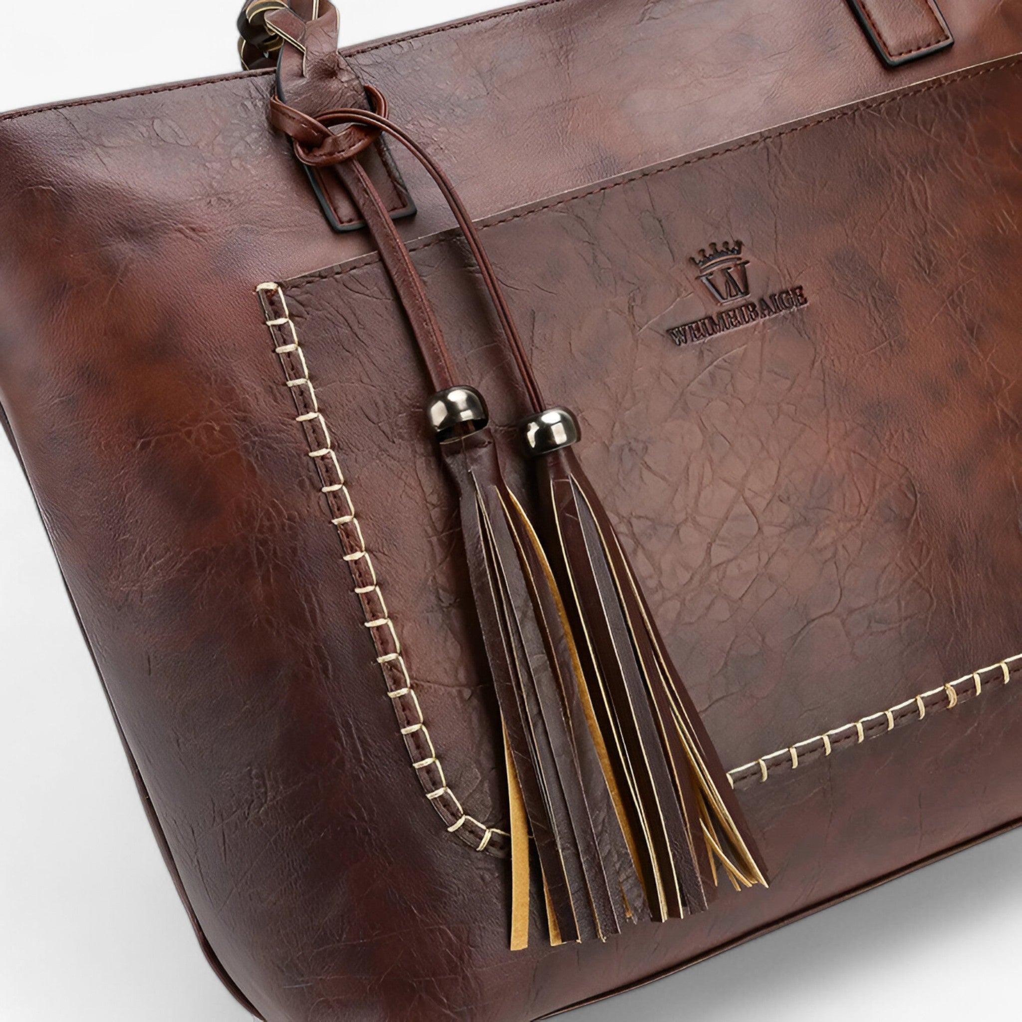 Clea| Borsa in pelle con nappina - - - Concept Palermo