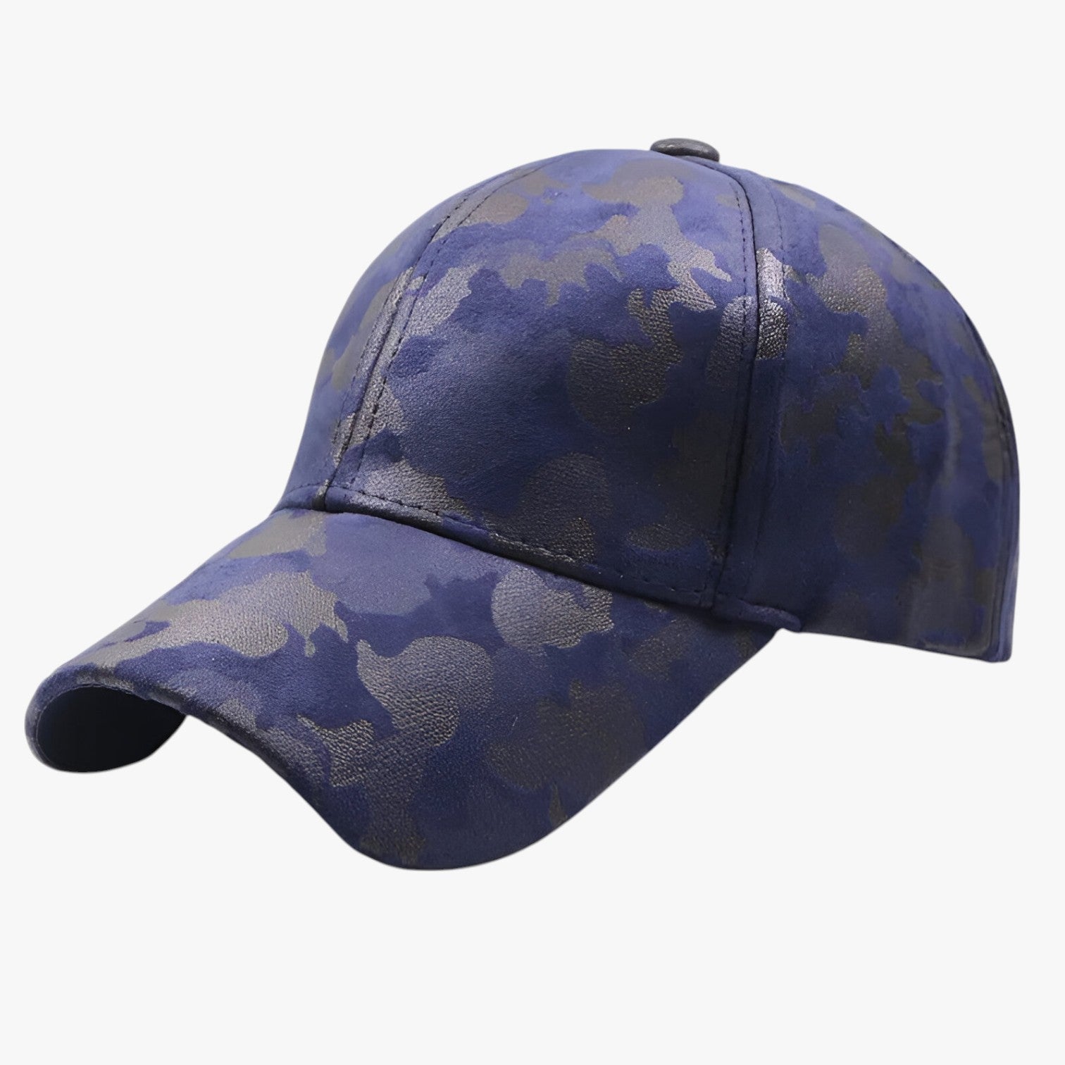 Carson | Elegante e comodo – Cappellino da baseball in suede camouflage per ogni look - blu Regolabile - Baseball caps caps mens accessory mens cap - Concept Palermo