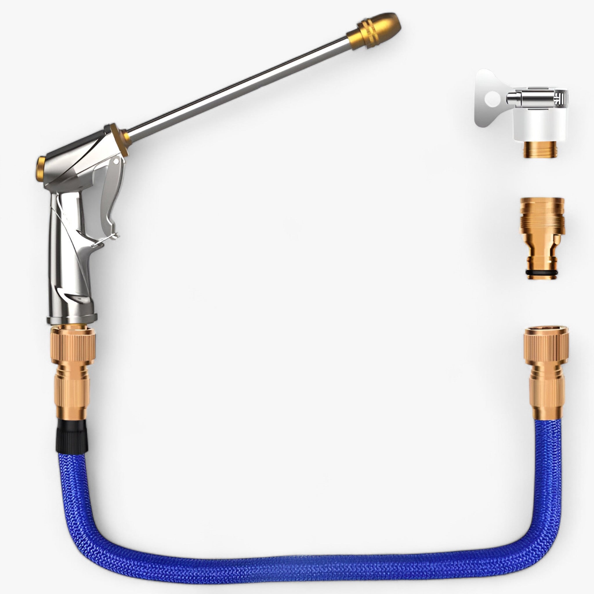 Aqua | Pistola a spruzzo per giardino con tubo flessibile - Pressione regolabile per una pulizia potente - - garden hose hose spray - Concept Palermo