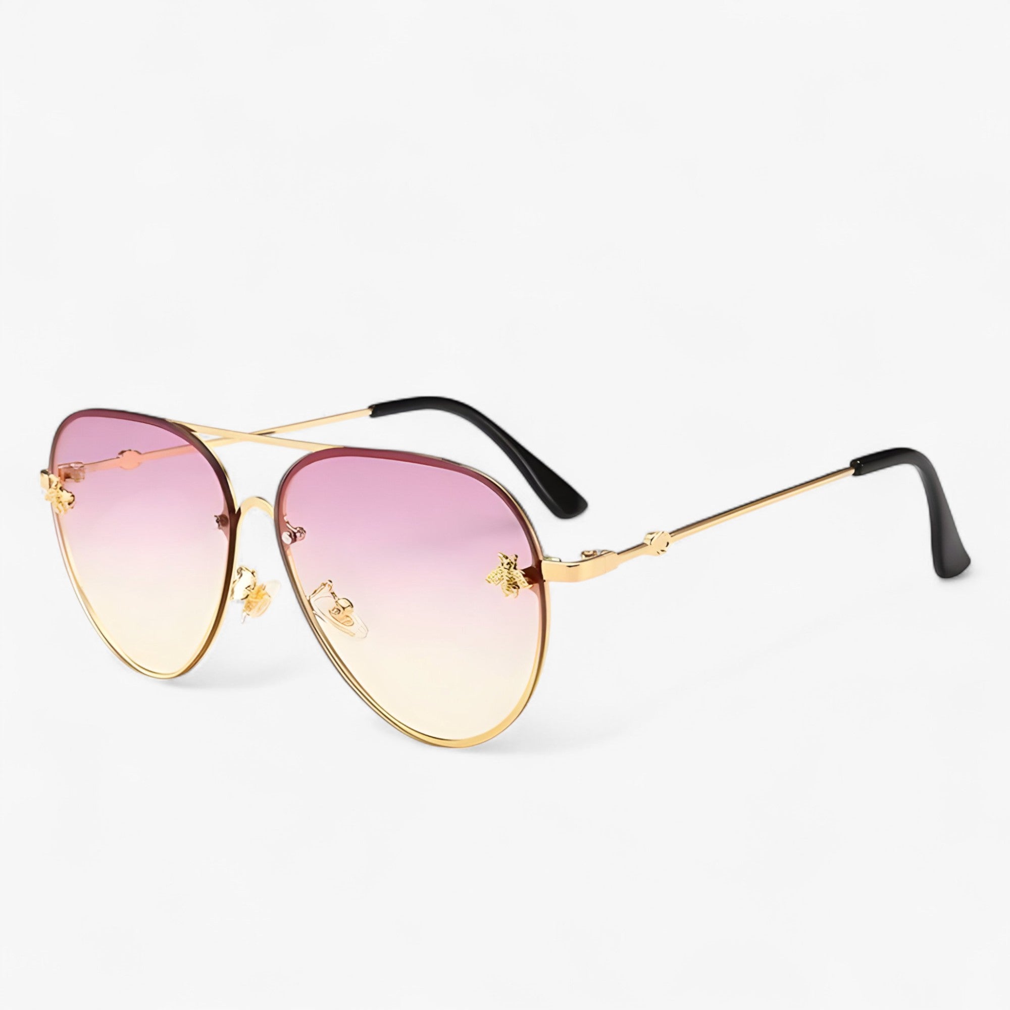 Joris | Occhiali da sole Bee Pilot vintage con montatura in metallo - - Fashion Sunglasses men sunglasses polarized mens sunglasses Polarized man sunglasses Sunglasses sunglasses polarized men - Concept Palermo