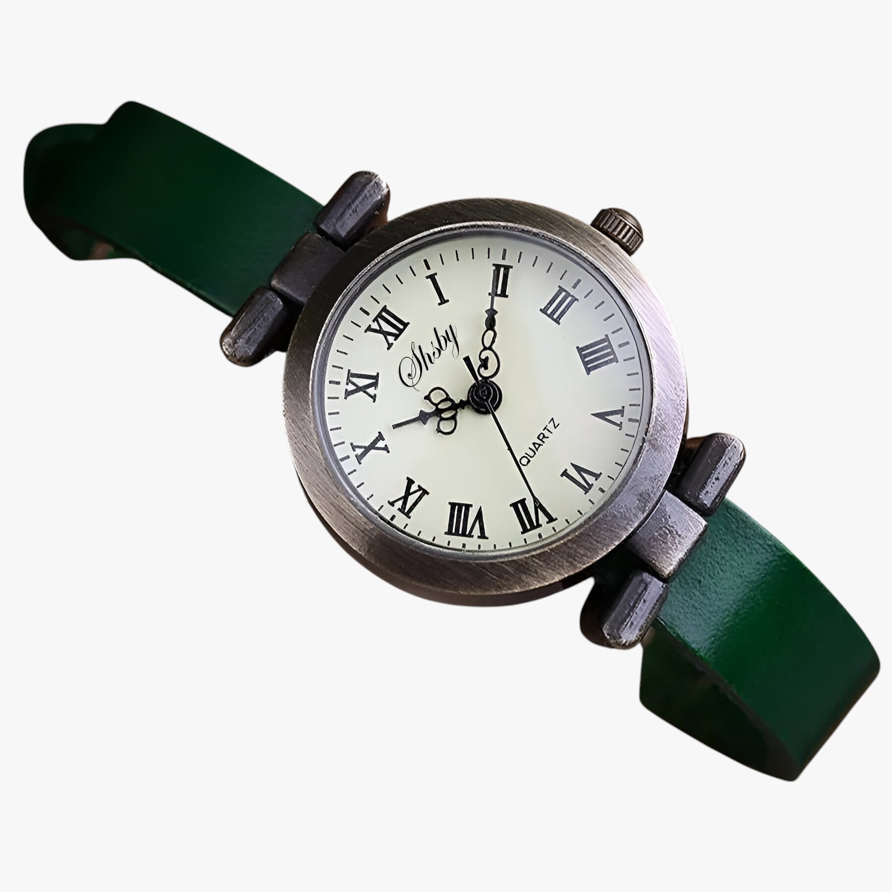 Kimber | Orologio Donna Shsby Eleganza Vintage in Pelle per Sera - verde - female watch watch watch for women watches - Concept Palermo
