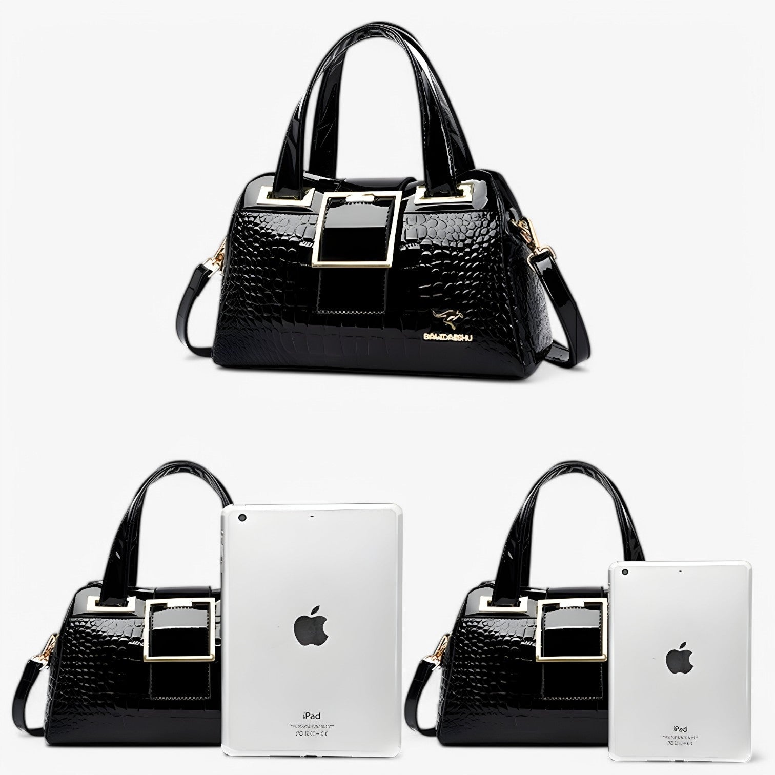 Dania | Elegante e Spazioso – Borsa a Tracolla in Finto Coccodrillo di Lusso - - Bags handbags women bags - Concept Palermo