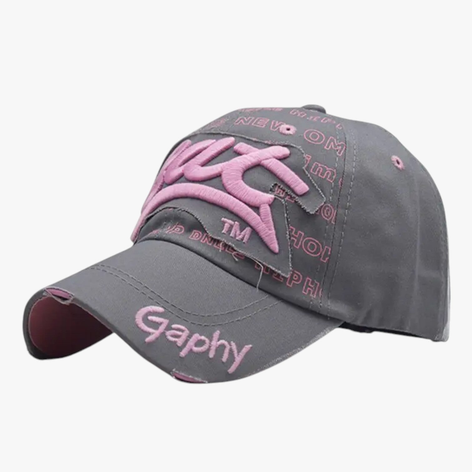 Harlan | Berretto snapback in cotone per uomo - Stile cool con ricamo di squali - GRIJS XXL >8J - Baseball caps caps mens accessory - Concept Palermo