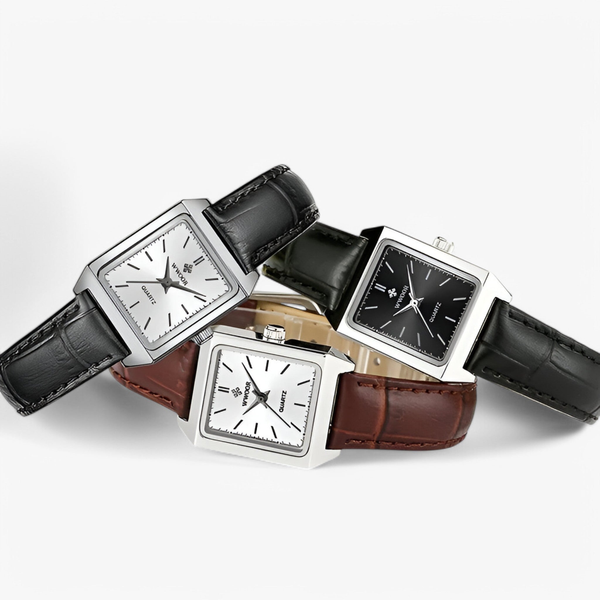 Isabelle | Orologio rettangolare di lusso con diamanti - - watch for women - Concept Palermo