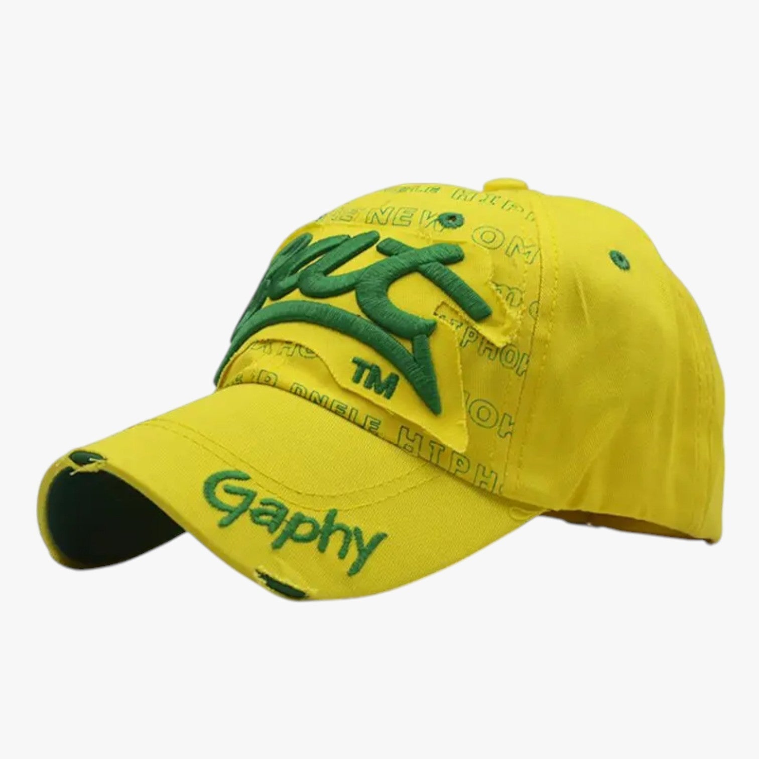 Harlan | Berretto snapback in cotone per uomo - Stile cool con ricamo di squali - Geel XXL >8J - Baseball caps caps mens accessory - Concept Palermo