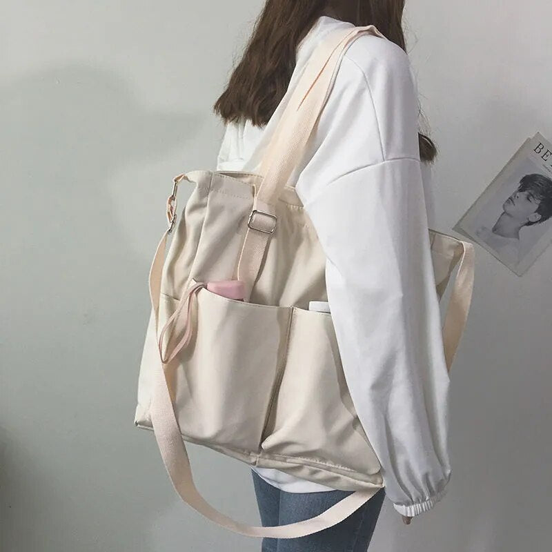 Aurelia - Borsa di tela grande impermeabile - - Bags canvas bag handbags Shoulder Bags tote bag tote bags women bags Women's handbags - Concept Palermo