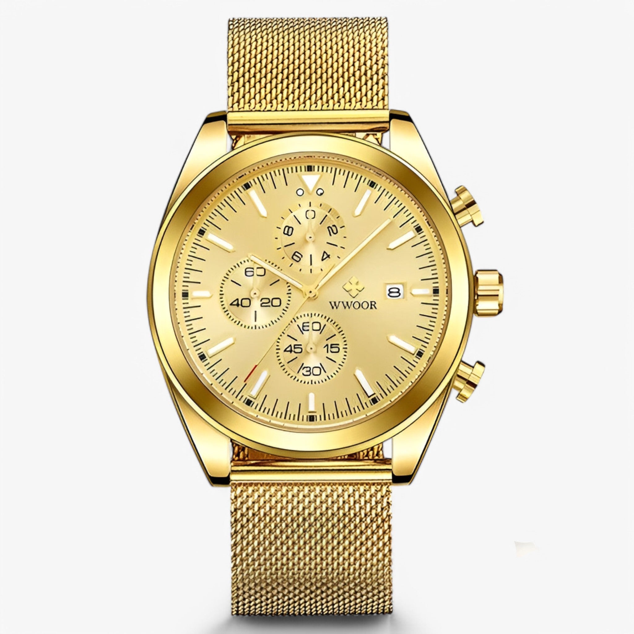 Felix | Orologio Cronografo Di Lusso In Acciaio Inossidabile - oro marrone oro - - Concept Palermo