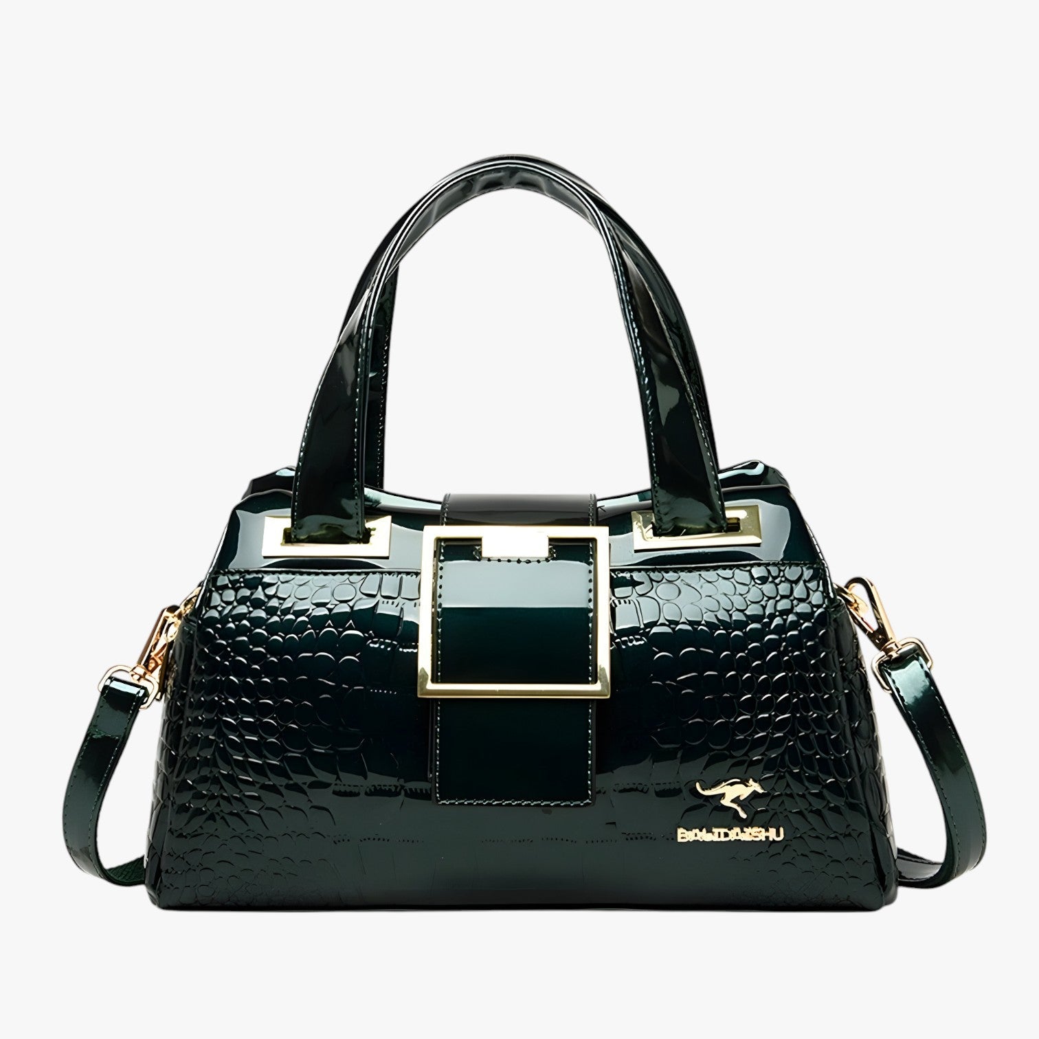 Dania | Elegante e Spazioso – Borsa a Tracolla in Finto Coccodrillo di Lusso - Verde - Bags handbags women bags - Concept Palermo