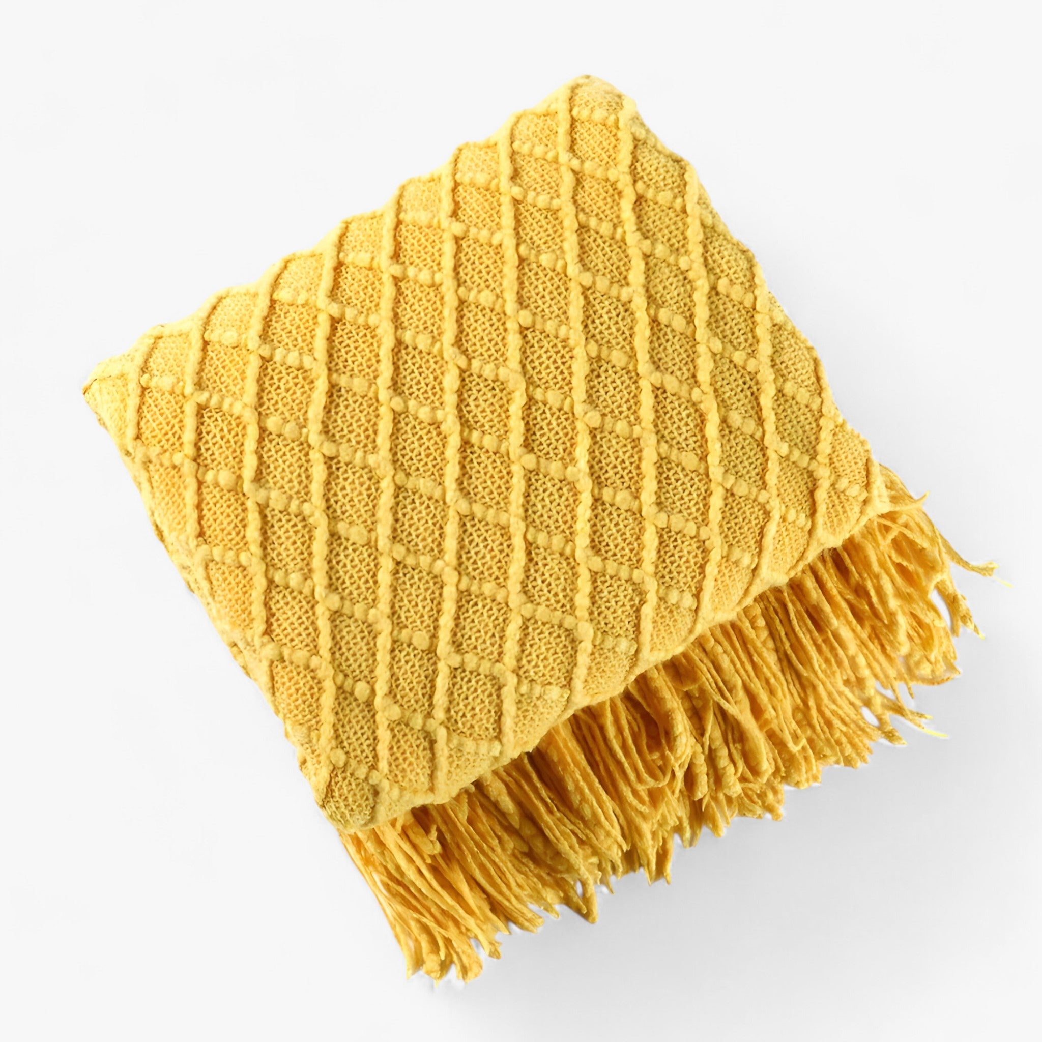 Ely | Coperta in cashmere nordico - Elegante e comoda - Giallo - Blanket Blankets - Concept Palermo