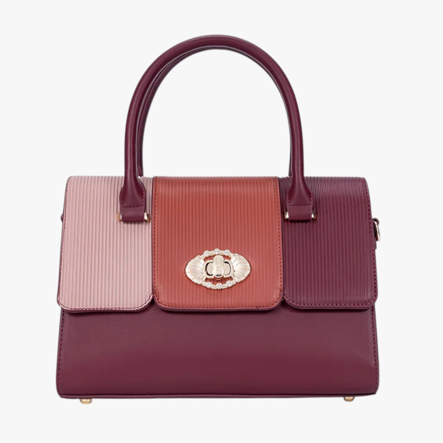 Karina | Borsa in pelle PU resistente e dallo stile raffinato - Borgogna - Bags women bags Women's handbags - Concept Palermo