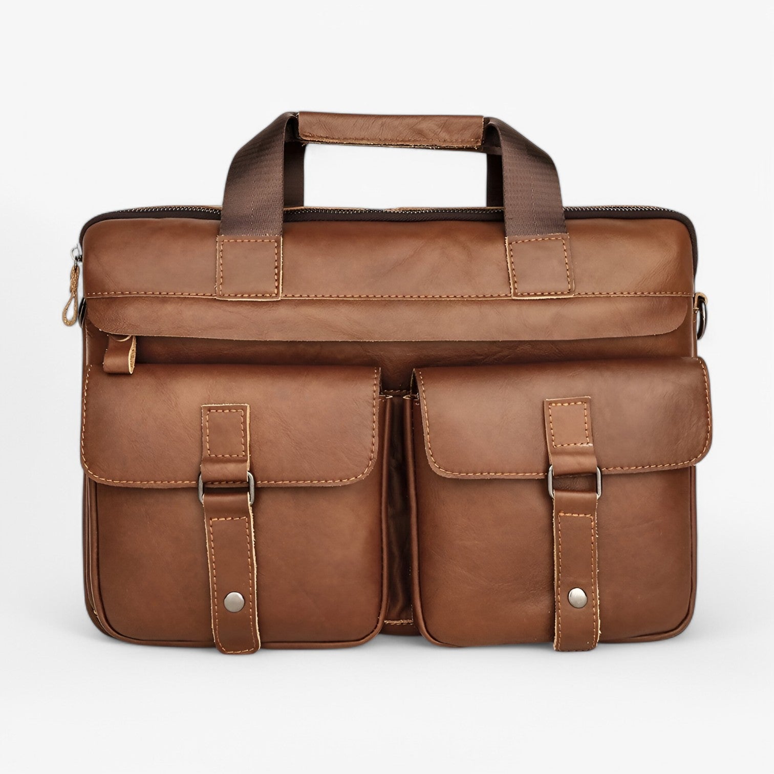 Jasiel | Borsa per Laptop in Pelle di Lusso – Elegante e Pratica per il Lavoro - marrone - Bags mens bag Shoulder Bags - Concept Palermo