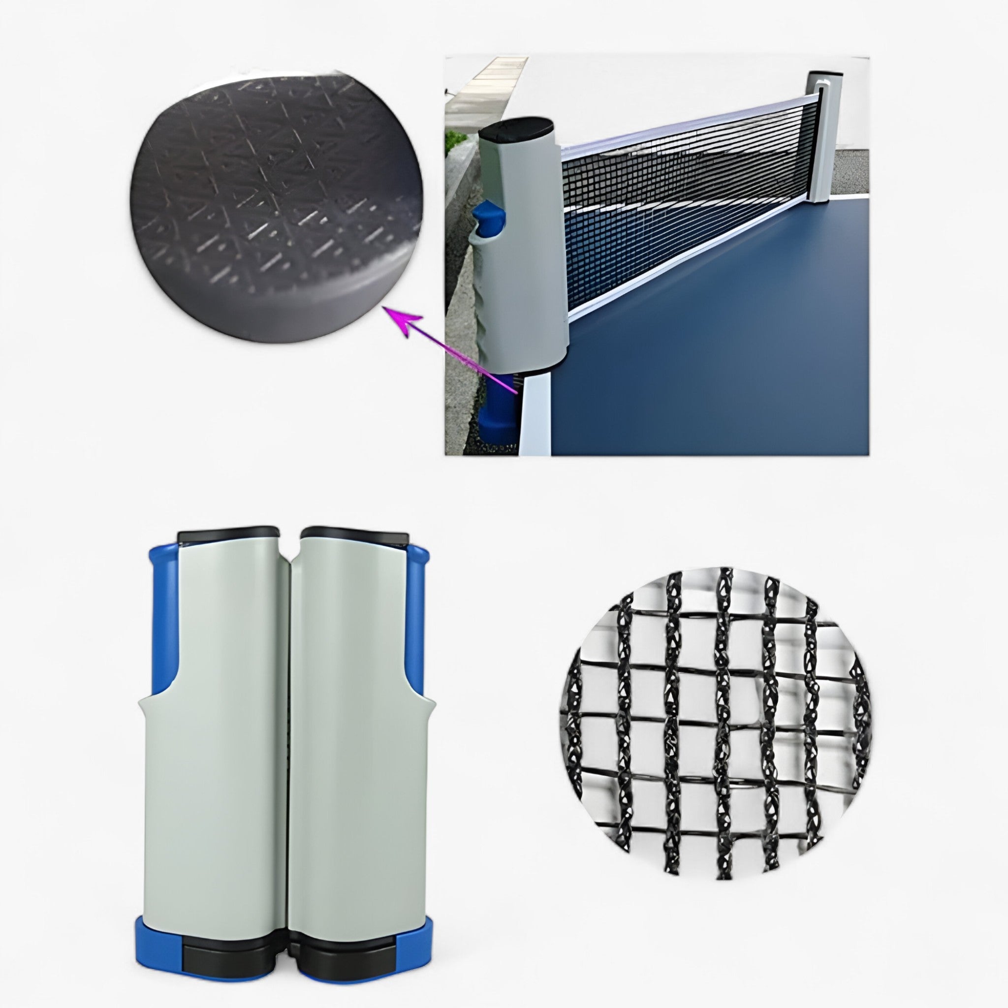 Leander | Rete da ping pong retrattile - - sports table tennis table tennis net tennis - Concept Palermo