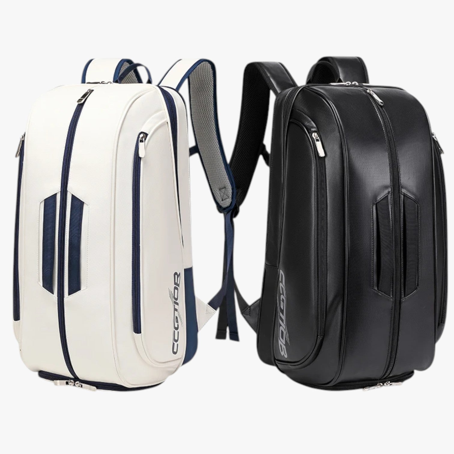 Adriel | Zaino da tennis impermeabile con porta scarpe e stile in PU - - Backpack Backpacks - Concept Palermo