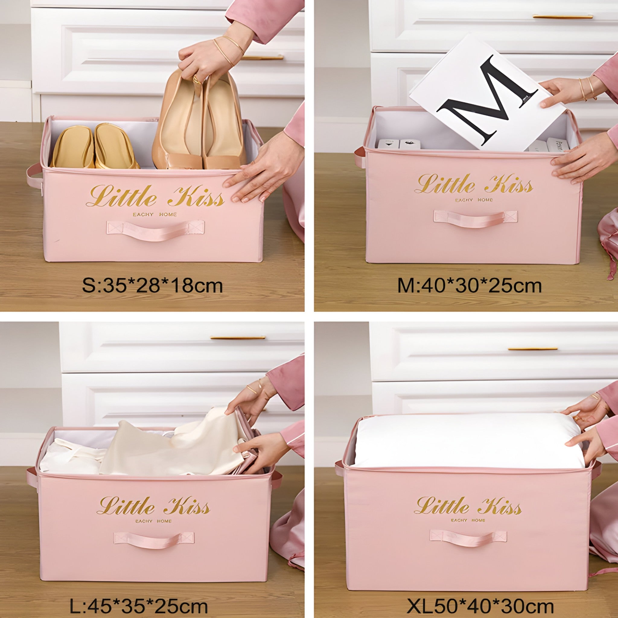 Contenitore per lo stoccaggio | Organizer ad alta capacità - cesta in tessuto per abiti e coperte - - Clothing Organizer Storage Boxes & Bins - Concept Palermo