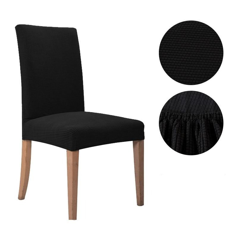 Copertura per Sedia Belleza | Confezione da 2 - Nero | 2 pezzi - seat cover slipcovers - Concept Palermo