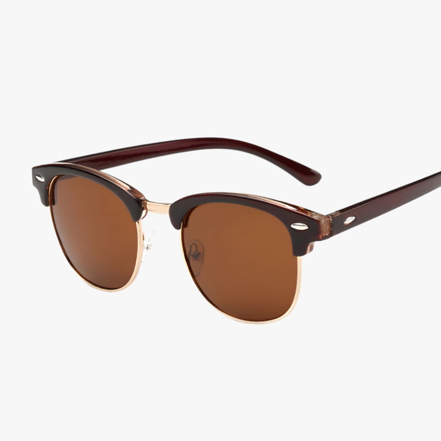 Jess | Occhiali da sole retro polarizzati – Stile e visione nitida - Marrone Polarizzato - men sunglasses polarized mens sunglasses Sunglasses - Concept Palermo