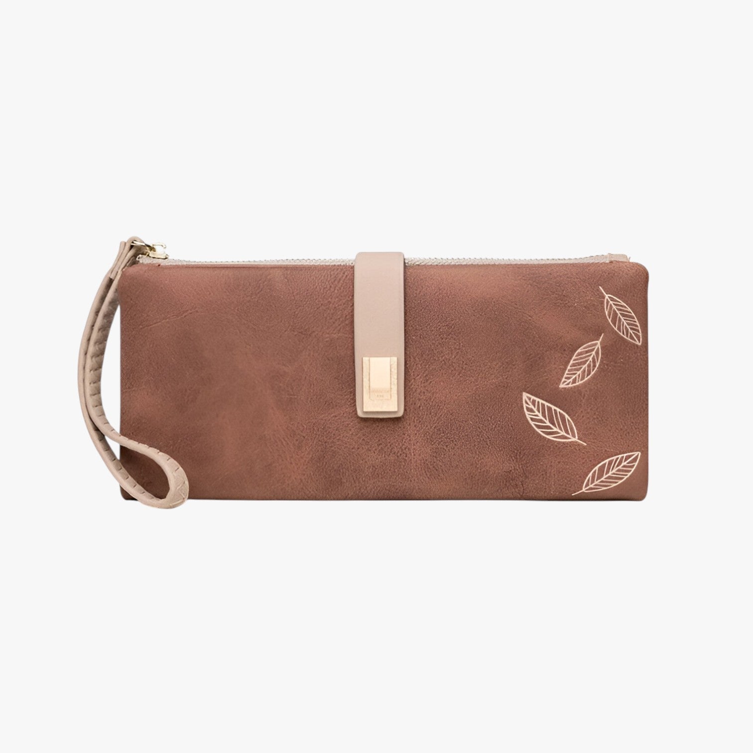 Makayla | Portafoglio lungo da donna - Spazioso, elegante e pratico - Marrone - wallet womens wallet - Concept Palermo