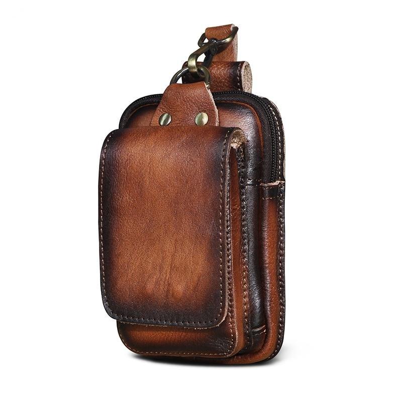 Borsa da uomo in vera pelle - Marrone - Bags mens wallet - Concept Palermo